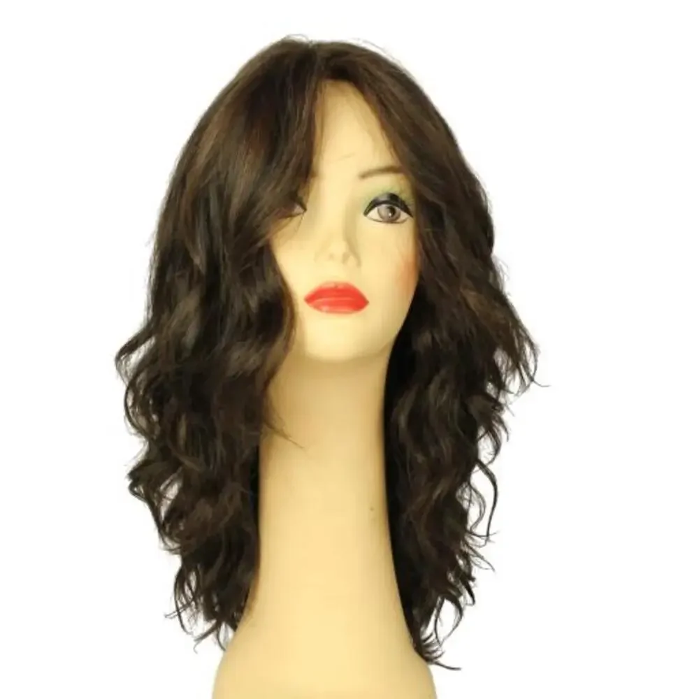 Freeda Wigs Katrina EXTRA Long Dark Brown With Light Brown Highlights Multi-Dir